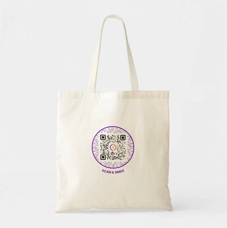 Scan & Smile Tote Bag